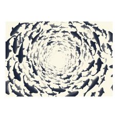 Fototapet - Fish swirl