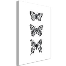 Tavla - Three Butterflies Vertical