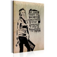 Tavla - Graffiti Slogan by Banksy