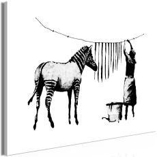 Tavla - Banksy: Washing Zebra Wide