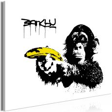 Tavla - Banksy: Monkey with Banana Wide