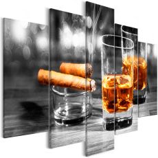 Tavla - Cigars and Whiskey (5 delar) Wide