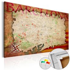 Anslagstavla - Map of Barcelona