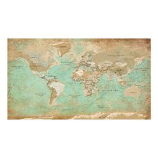 Fototapet - Turquoise World Map II