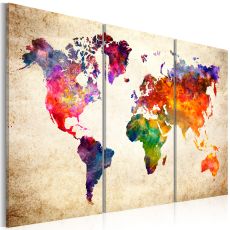 Tavla - The World's Map in Watercolor