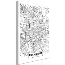 Tavla - Map of Frankfurt Vertical