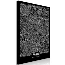 Tavla - Dark Map of Paris Vertical