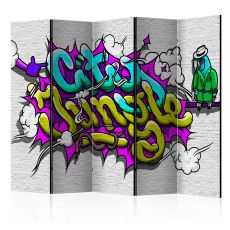 Rumsavdelare - City Jungle - graffiti II