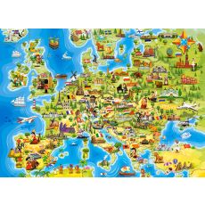 Map of Europe Pussel 100 bitar