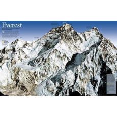 Mount Everest 50th Anniversary Väggkarta NGS 1:90.000