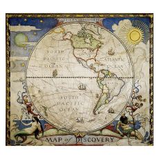Western Hemisphere Väggkarta NGS Discovery