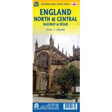 Järnvägskarta England Norra och Centrala ITM