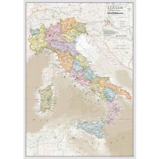 Italien Väggkarta Maps Int Classic Political