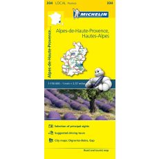 334 Alpes-de-Haute-provence, Hautes-Alpes Michelin