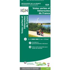 Cykelkarta Frankrike IGN