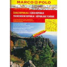 Tjeckien atlas Marco Polo