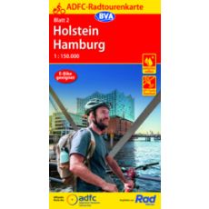 2 Cykelkarta Tyskland Holstein-Hamburg 1:150.000