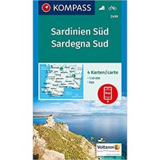 2499 Sardinien Syd Kompass Wanderkarte