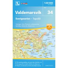 34 Valdemarsvik Sverigeserien 1:50 000