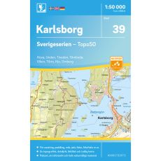 39 Karlsborg Sverigeserien 1:50 000