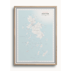Friluftskarta Koster 50x70cm Dapa Maps