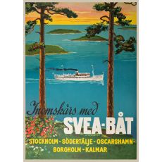 Inomskärs med Sveabåt 1950, plansch 50x70