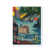Kungsholmen City Poster 21x30cm