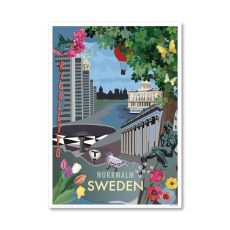 Norrmalm City Poster 50x70cm