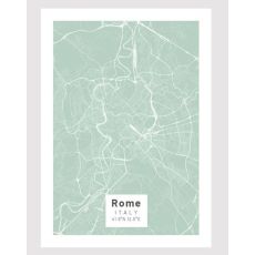 Rom poster Designkartan by Kartbutiken