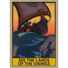 See the lands of the Vikings, affisch 21x30cm