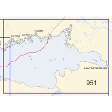SF 951 sjökort Finland Itäinen Suomenlahti, Östra Finska viken