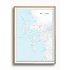 Skärgårdskarta Göteborg 50x70cm Dapa Maps