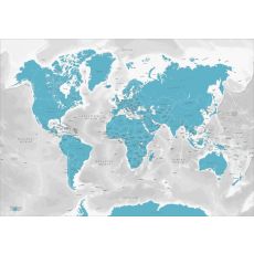 The World by Kartbutiken Turquoise