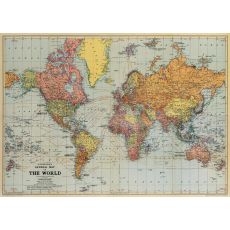 World Map Stanfords 1921, 70x50cm poster