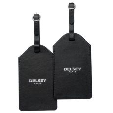 Adresshållare konstskinn svart 2-pack Delsey