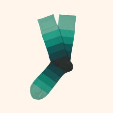 Green Stripe Sock