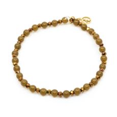 7EAST - Beads Armband Brun