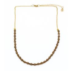 7EAST - Beads Halsband Brun