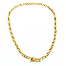 7EAST - Big Flat Chain Halsband Guld
