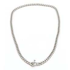 7EAST - Big Flat Chain Halsband Silver