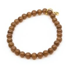 7EAST - Bigger Beads Armband Brun