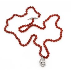 Y-YOGA - Buddha Halsband Röd