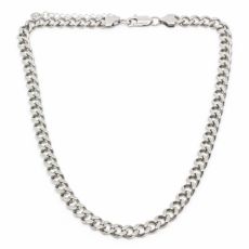 7EAST - Chunky Flat Chain Halsband 45cm Silver
