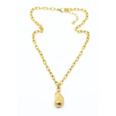 7EAST - Chunky Pearl 45cm Halsband Guld