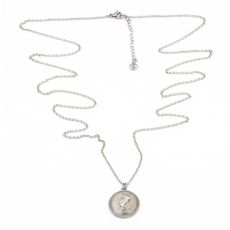 7EAST - Nefertiti Halsband 90cm Silver