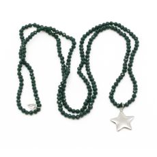 Y-YOGA - Silver Soft Star Halsband Grön