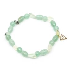 Y-YOGA - Single Beads Armband Grön