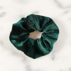 7EAST - Velvet Scrunchie Grön