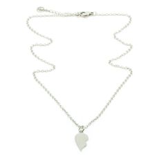 7EAST - Without you I'm Half Halsband 40cm Silver