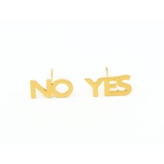 7EAST - YES or No Örhänge Guld